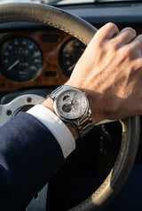 Ampalia Silver — executive wrist lifestyle shot